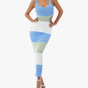 Color Block Bodycon Dress